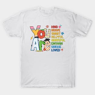 You Are Kind, back to School, back to School, teacher, teacher Appreciation, retro Teacher, school Doodles T-Shirt